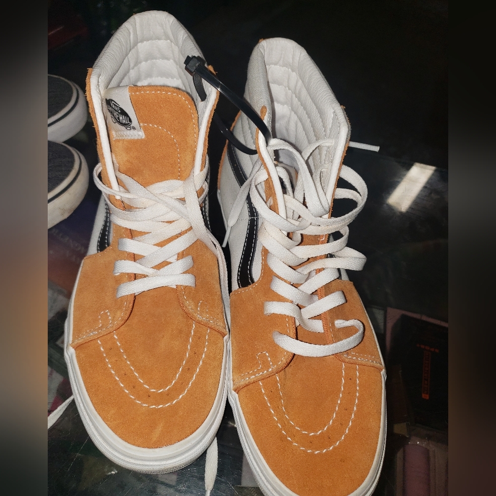 Vans Mens Sk8 Hi Retro 8.5  Sport Apricot Orange